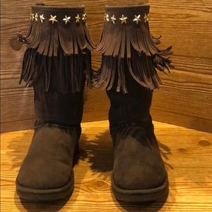 Ugg and Jimmy Choo boots